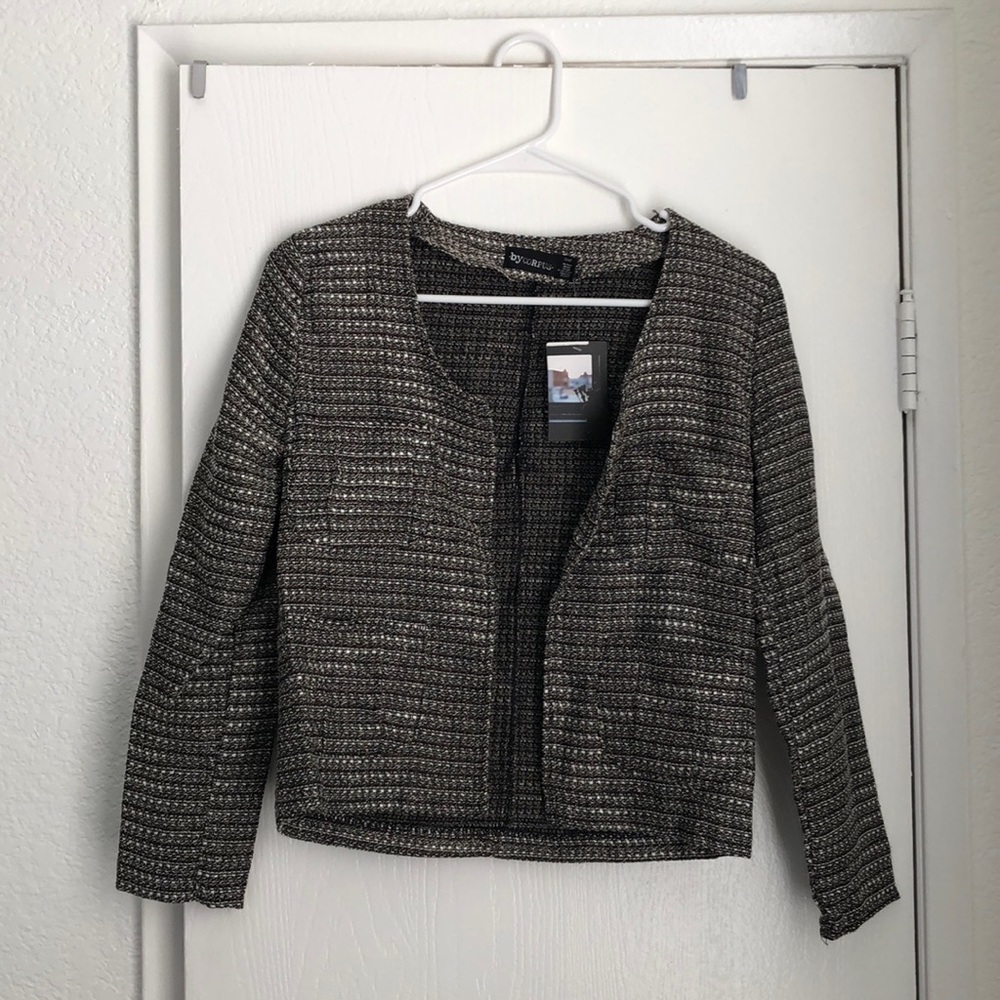 Cardigan blazer